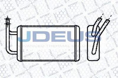 JDEUS 212m08 -  Теплообменник, отопление салона