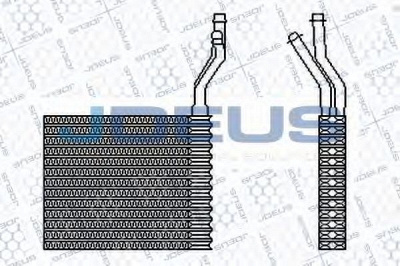 JDEUS 212m24 -  Теплообменник, отопление салона