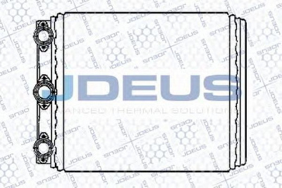JDEUS 217b04 -  Теплообменник, отопление салона