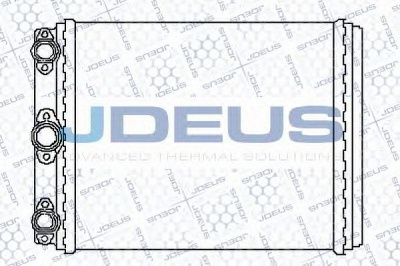 JDEUS 217b07 -  Теплообменник, отопление салона