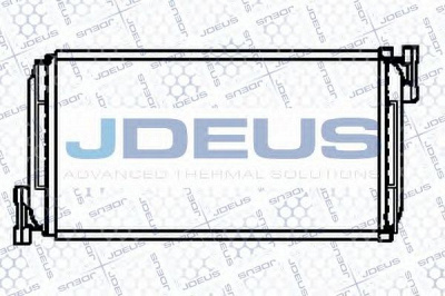 JDEUS 217b10 -  Теплообменник, отопление салона