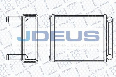 JDEUS 217m20 -  Теплообменник, отопление салона