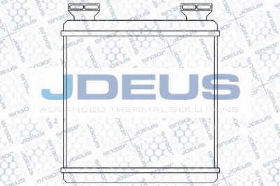 JDEUS 217m84 - Теплообменник, отопление салона