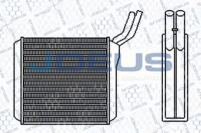 JDEUS 220m23a -  Теплообменник, отопление салона