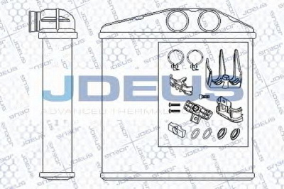 JDEUS 220m47a -  Теплообменник, отопление салона