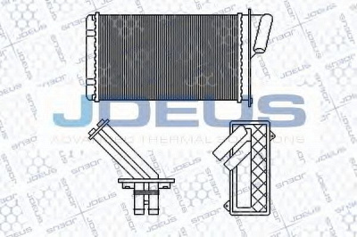 JDEUS 223b49 - Теплообменник, отопление салона