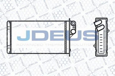 JDEUS 223m58 -  Теплообменник, отопление салона