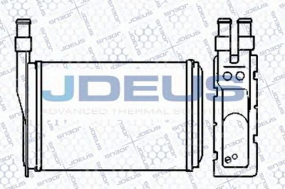 JDEUS 223v08 -  Теплообменник, отопление салона