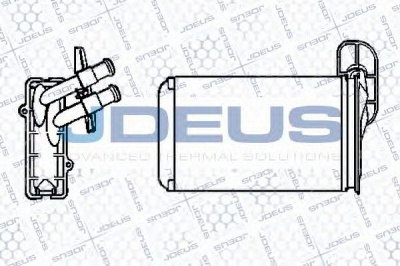 JDEUS 230v03 -  Теплообменник, отопление салона