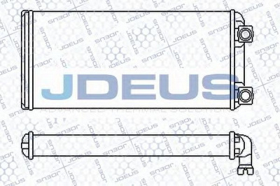 JDEUS 231m05 - Теплообменник, отопление салона