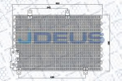 JDEUS 700m07 -  Конденсатор, кондиционер