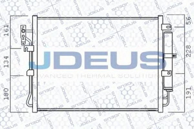JDEUS 702m26 -  Конденсатор, кондиционер