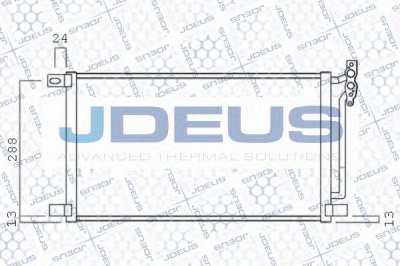 JDEUS 705m16 -  Конденсатор, кондиционер