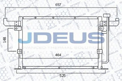 JDEUS 705m21 -  Конденсатор, кондиционер