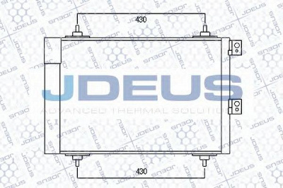 JDEUS 707m58 -  Конденсатор, кондиционер