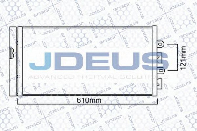 JDEUS 711m63 -  Конденсатор, кондиционер