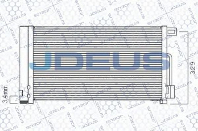 JDEUS 711m67 -  Конденсатор, кондиционер