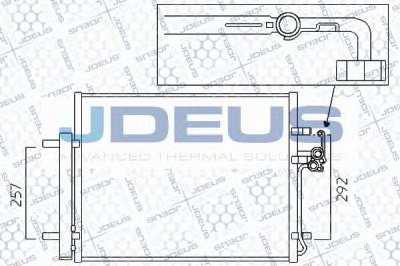 JDEUS 712m32 -  Конденсатор, кондиционер