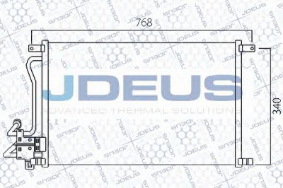JDEUS 712m77 -  Конденсатор, кондиционер