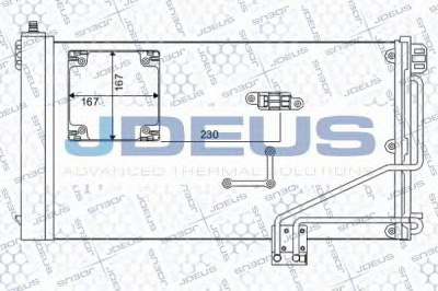 JDEUS 717m42a -  Конденсатор, кондиционер