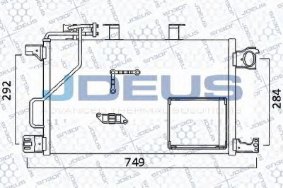 JDEUS 717m44a -  Конденсатор, кондиционер