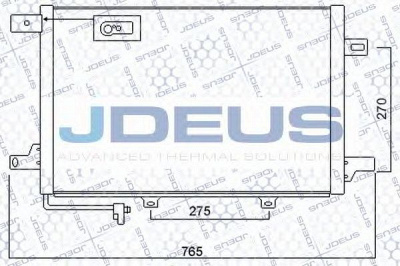 JDEUS 717m76 -  Конденсатор, кондиционер