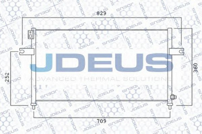 JDEUS 719m51 -  Конденсатор, кондиционер