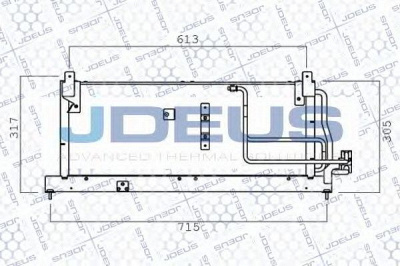 JDEUS 720m26 -  Конденсатор, кондиционер