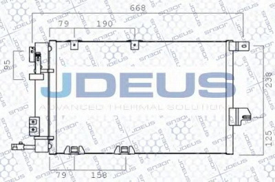 JDEUS 720m30 -  Конденсатор, кондиционер