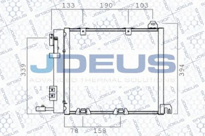JDEUS 720m31 -  Конденсатор, кондиционер