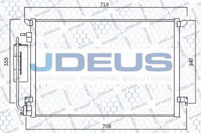 JDEUS 720m57 -  Конденсатор, кондиционер