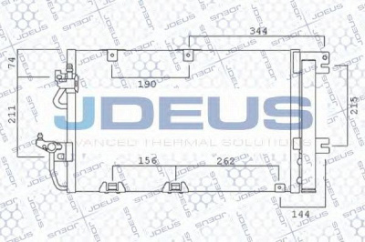 JDEUS 720m60 -  Конденсатор, кондиционер