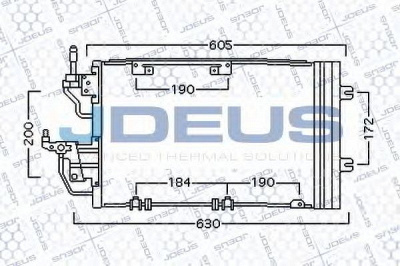 JDEUS 720m61 -  Конденсатор, кондиционер