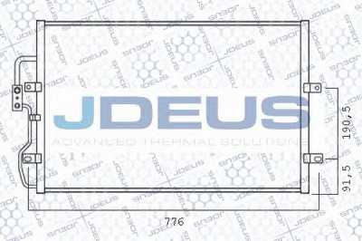 JDEUS 721m23 -  Конденсатор, кондиционер