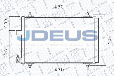 JDEUS 721m39 -  Конденсатор, кондиционер