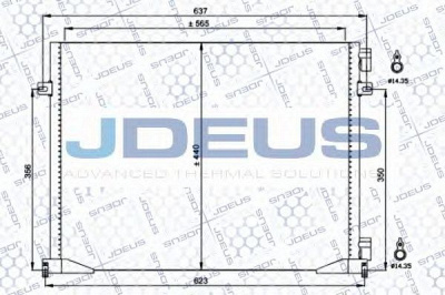 JDEUS 723m27 -  Конденсатор, кондиционер