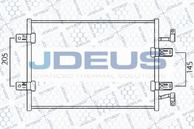 JDEUS 723m39 -  Конденсатор, кондиционер
