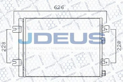 JDEUS 723m56 -  Конденсатор, кондиционер