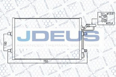 JDEUS 731m15 -  Конденсатор, кондиционер