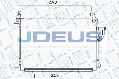 JDEUS 754m35 -  Конденсатор, кондиционер