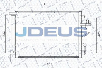 JDEUS 754m46 -  Конденсатор, кондиционер