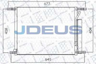 JDEUS 756m13 -  Конденсатор, кондиционер