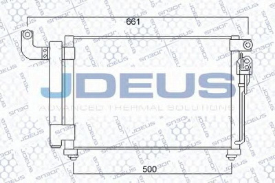 JDEUS 765m05 -  Конденсатор, кондиционер