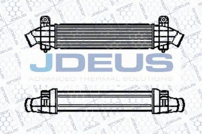 JDEUS 812m10a -  Интеркулер