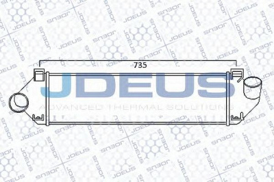 JDEUS 812m14 - Интеркулер
