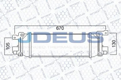 JDEUS 812m27 - Интеркулер