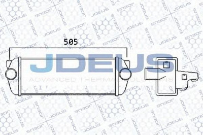 JDEUS 812m30 - Интеркулер