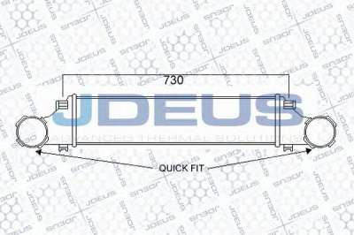 JDEUS 817m48 -  Интеркулер