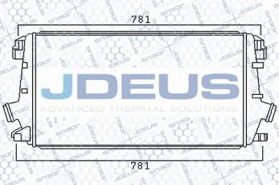 JDEUS 820m57 -  Интеркулер