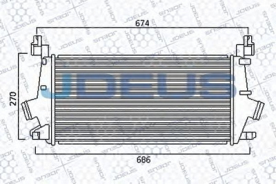 JDEUS 820m75a -  Интеркулер